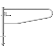 Swiveling gates | for casting in concrete, hot-dip galvanized | total width: 2000 mm | with triangular lock